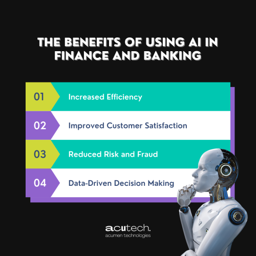 The benefits of using AI in finance and banking